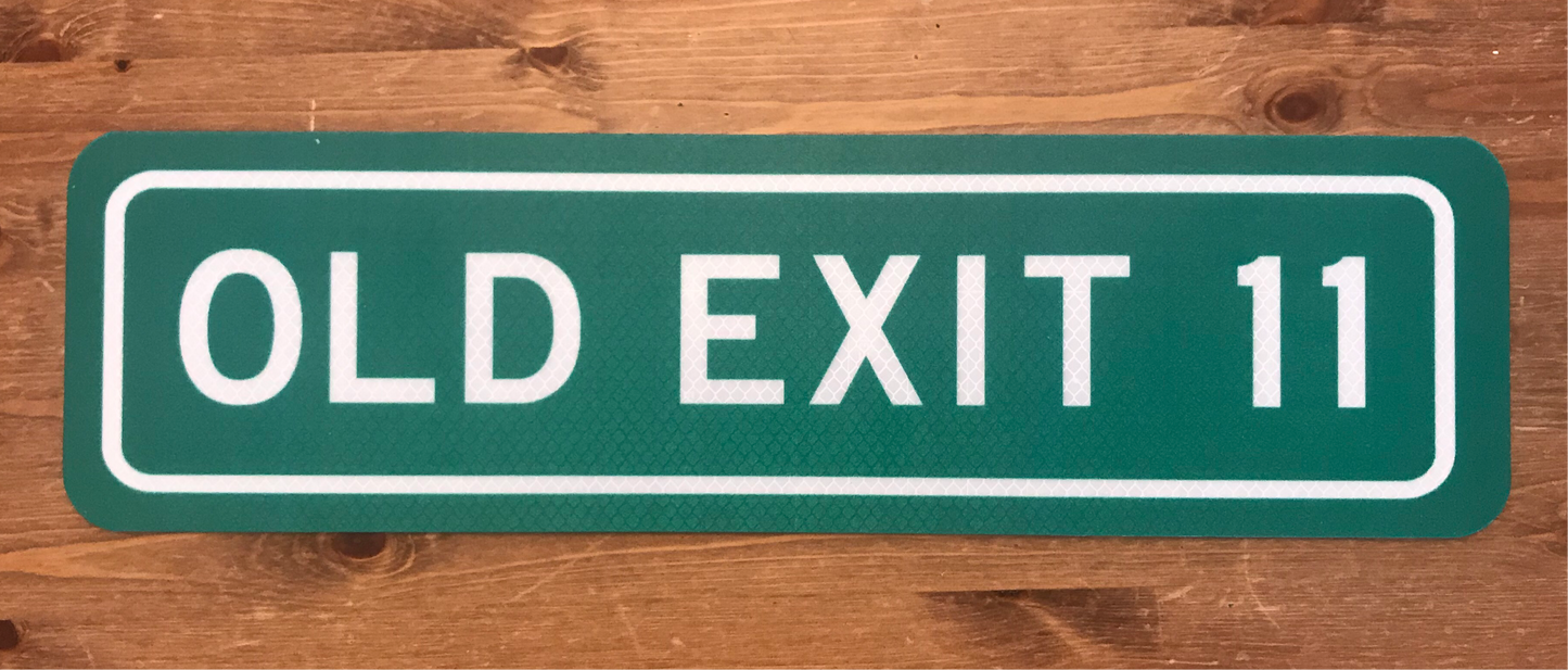 Old Exit Sign