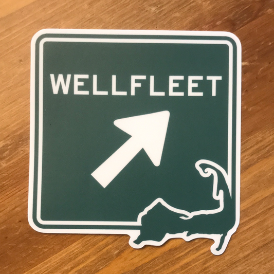 Cape Cod Exit Wellfleet Sticker