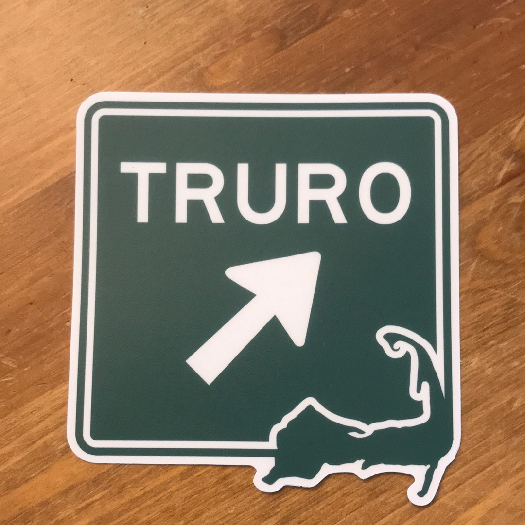 Cape Cod Exit Truro Sticker