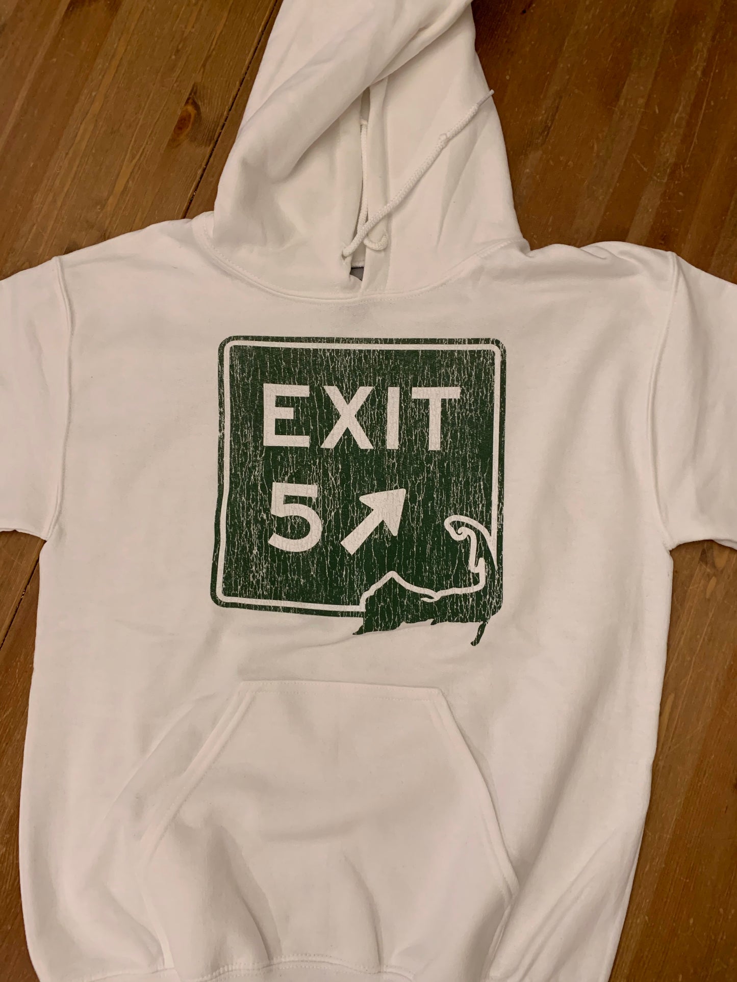 Cape Exit 5 White Hoodie