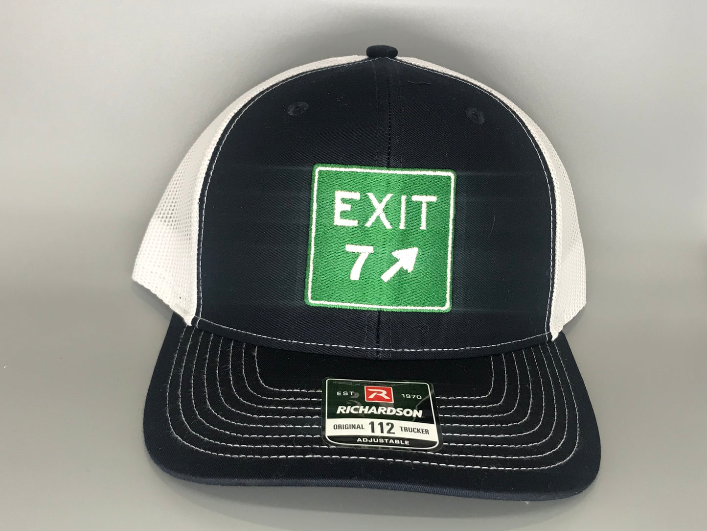 Exit 7 Navy/White Trucker - Richardson 112