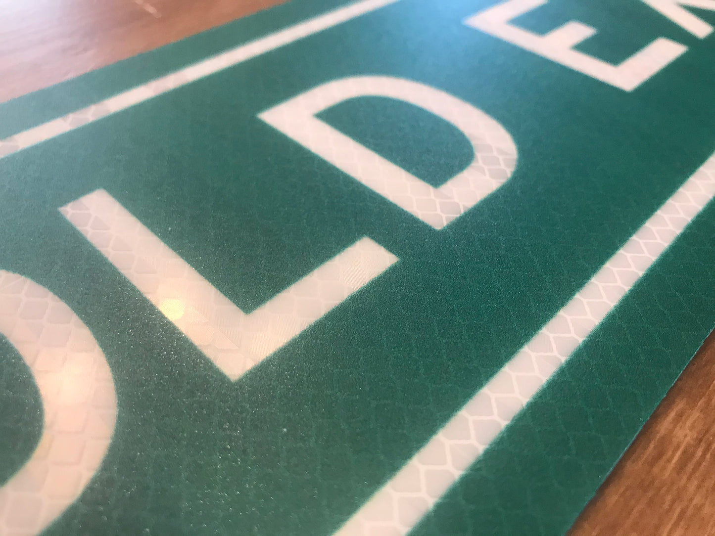 Old Exit Sign