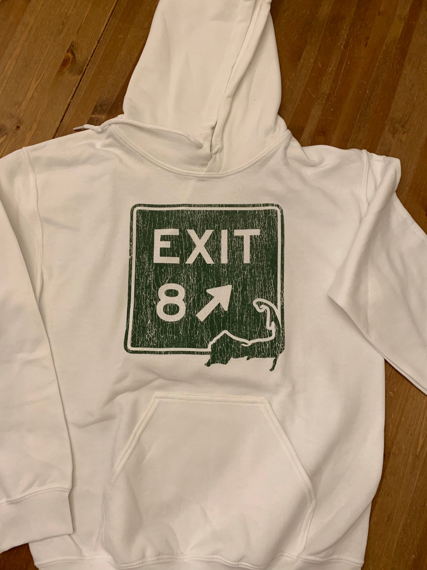 Cape Exit 8 White Hoodie