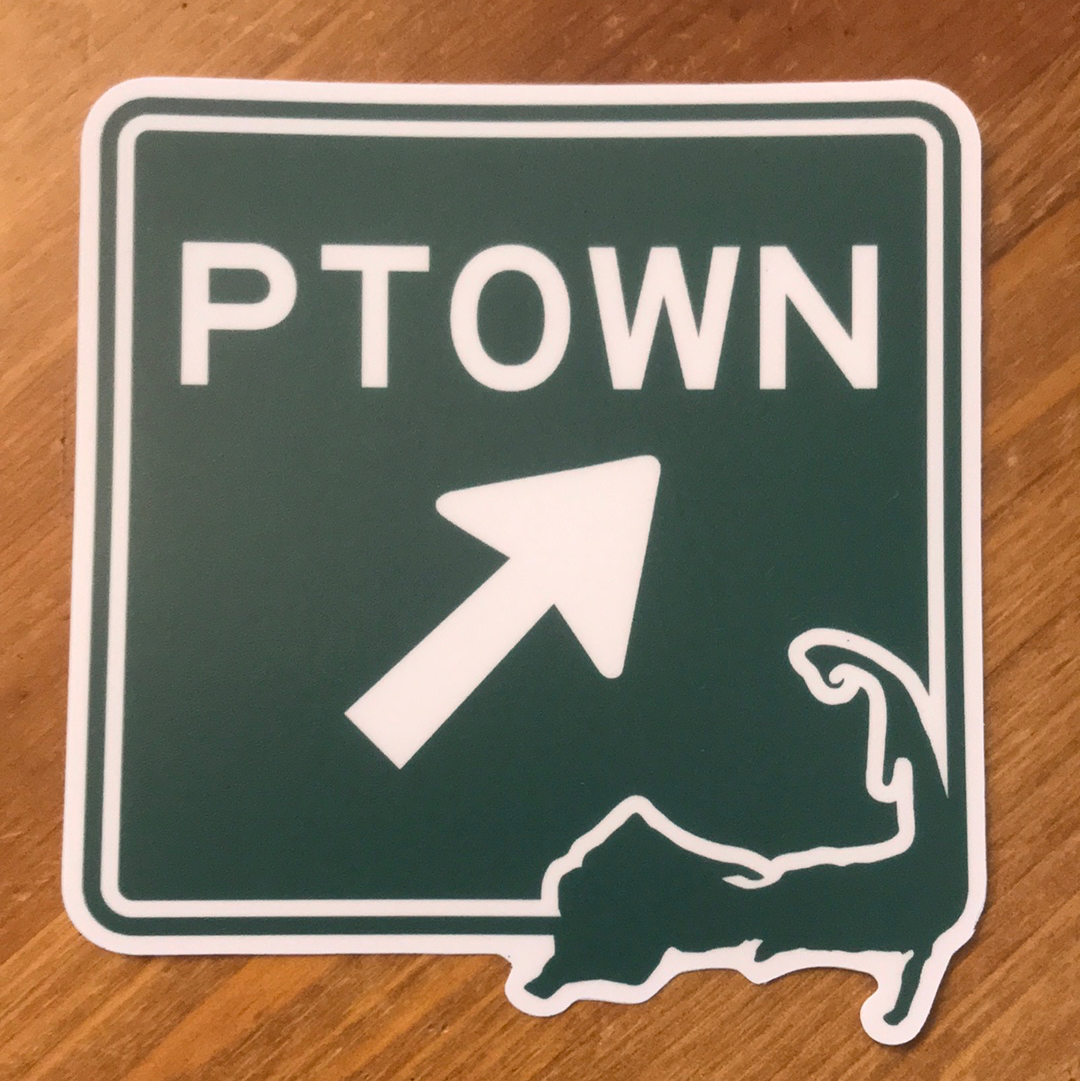 Cape Cod Exit Provincetown Sticker
