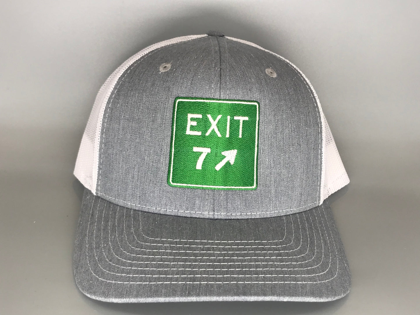 Exit 7 Heather Grey/White Trucker - Richardson 112