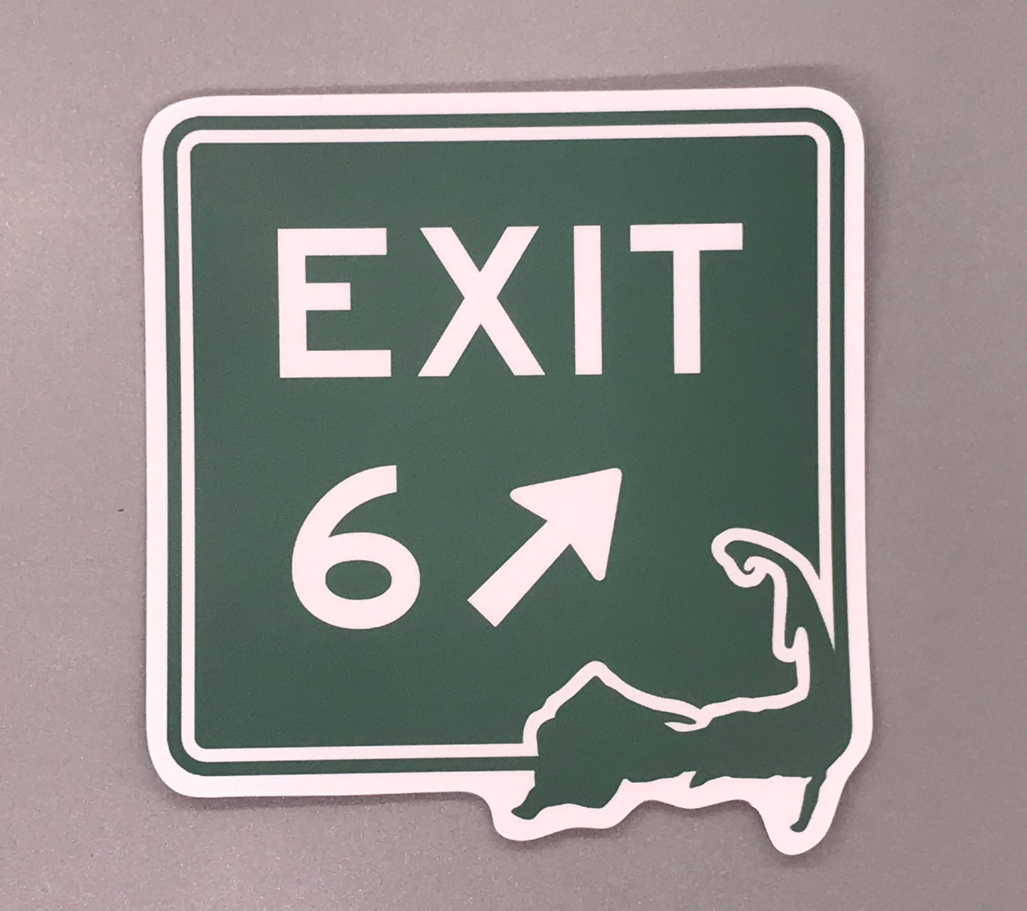 Cape Cod Exit 6 Sticker