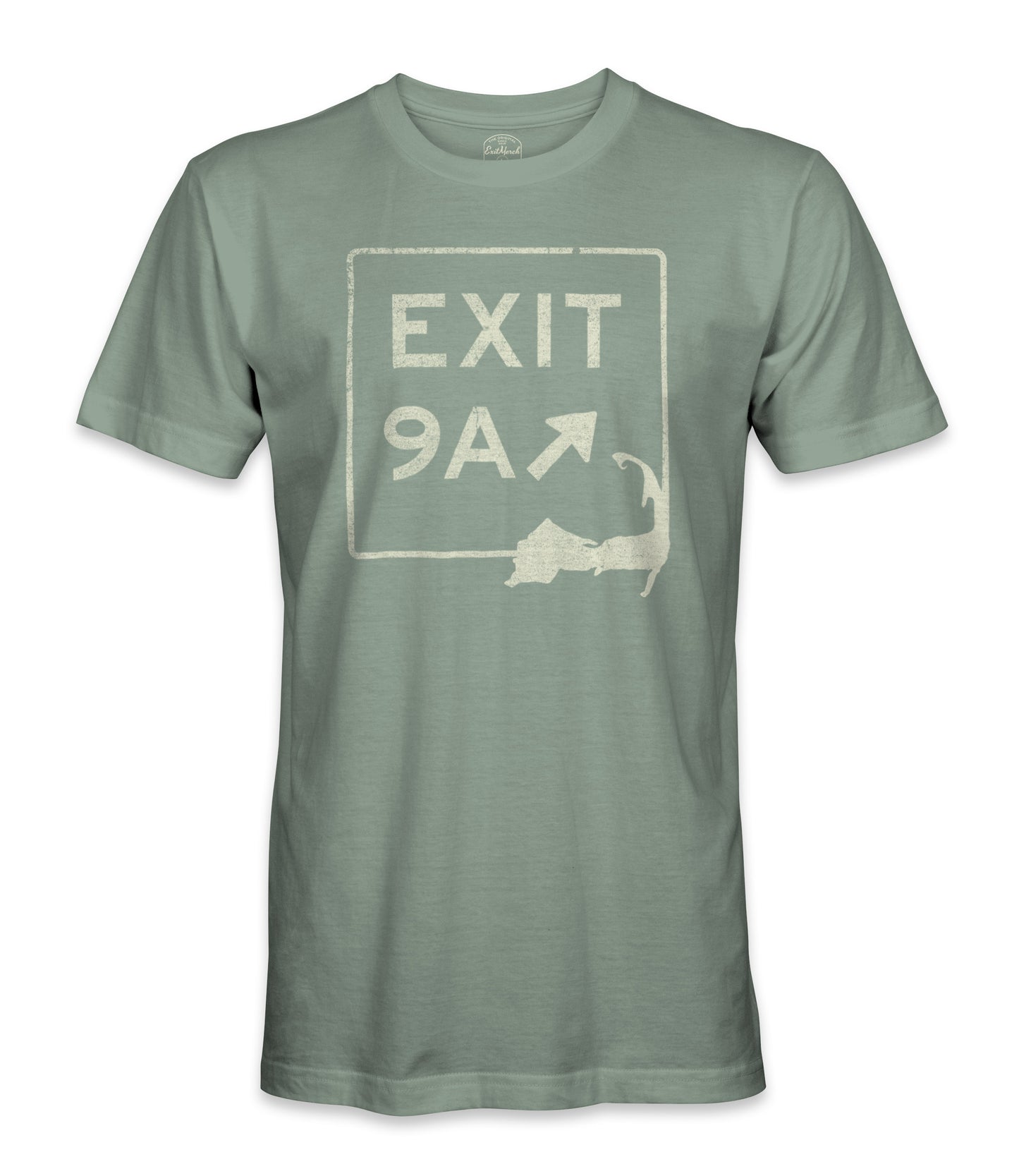 "Almost Yellow" Exit Sign Custom Tee (choose t-shirt color and exit number)
