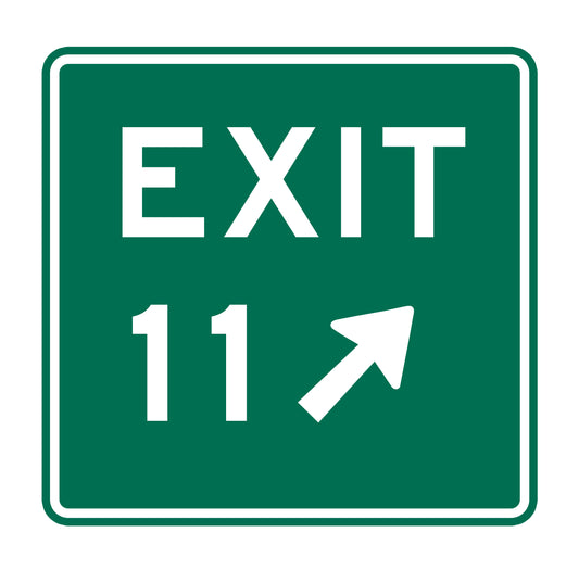 Exit 11 Original Sticker