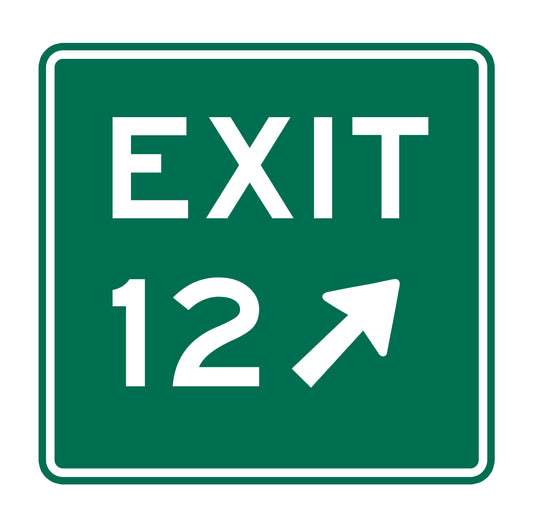 Exit 12 Original Sticker