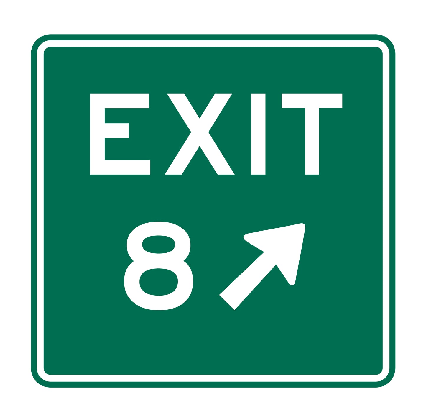 Exit 8 Original Sticker