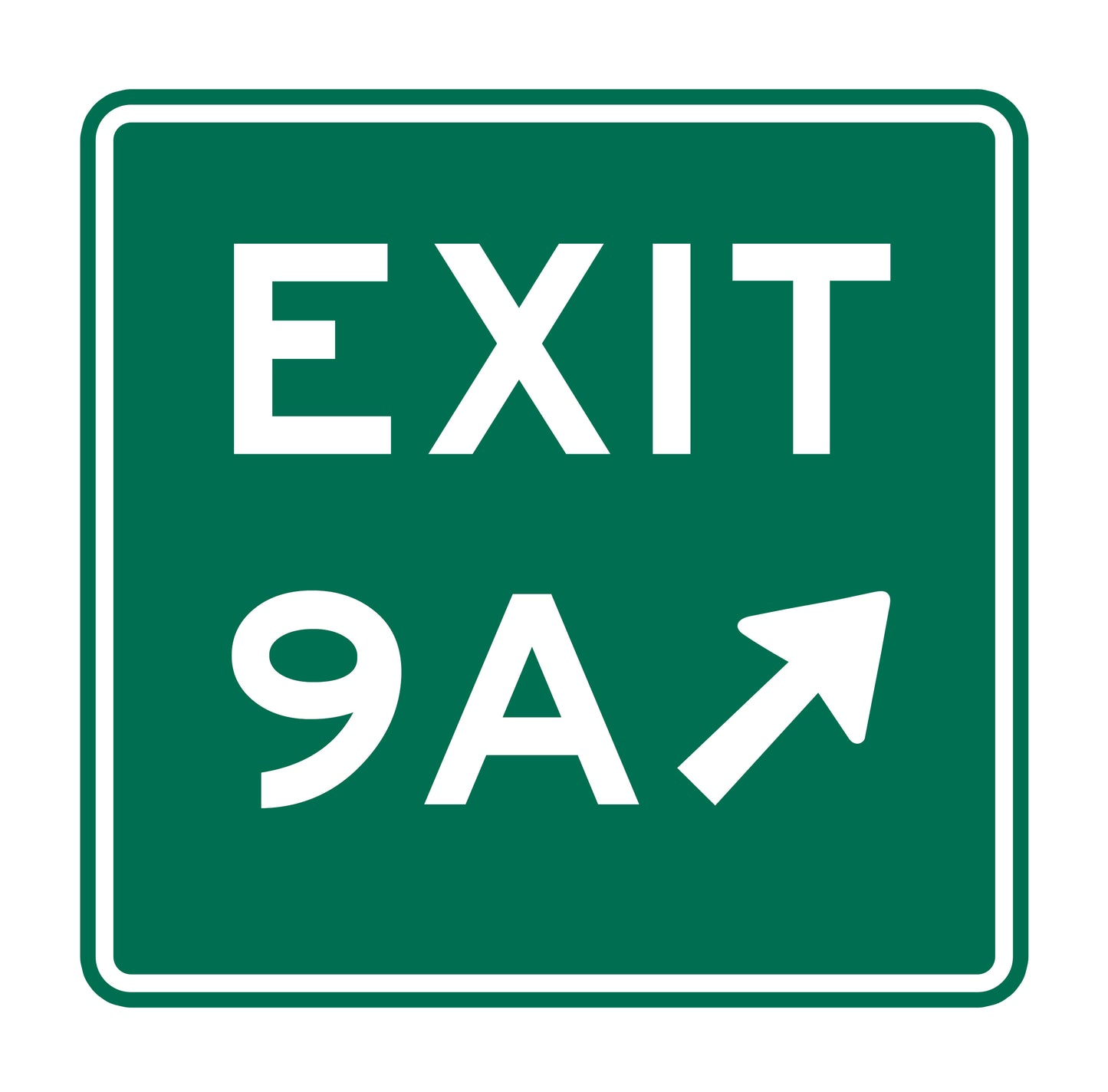 Exit 9A Original Sticker