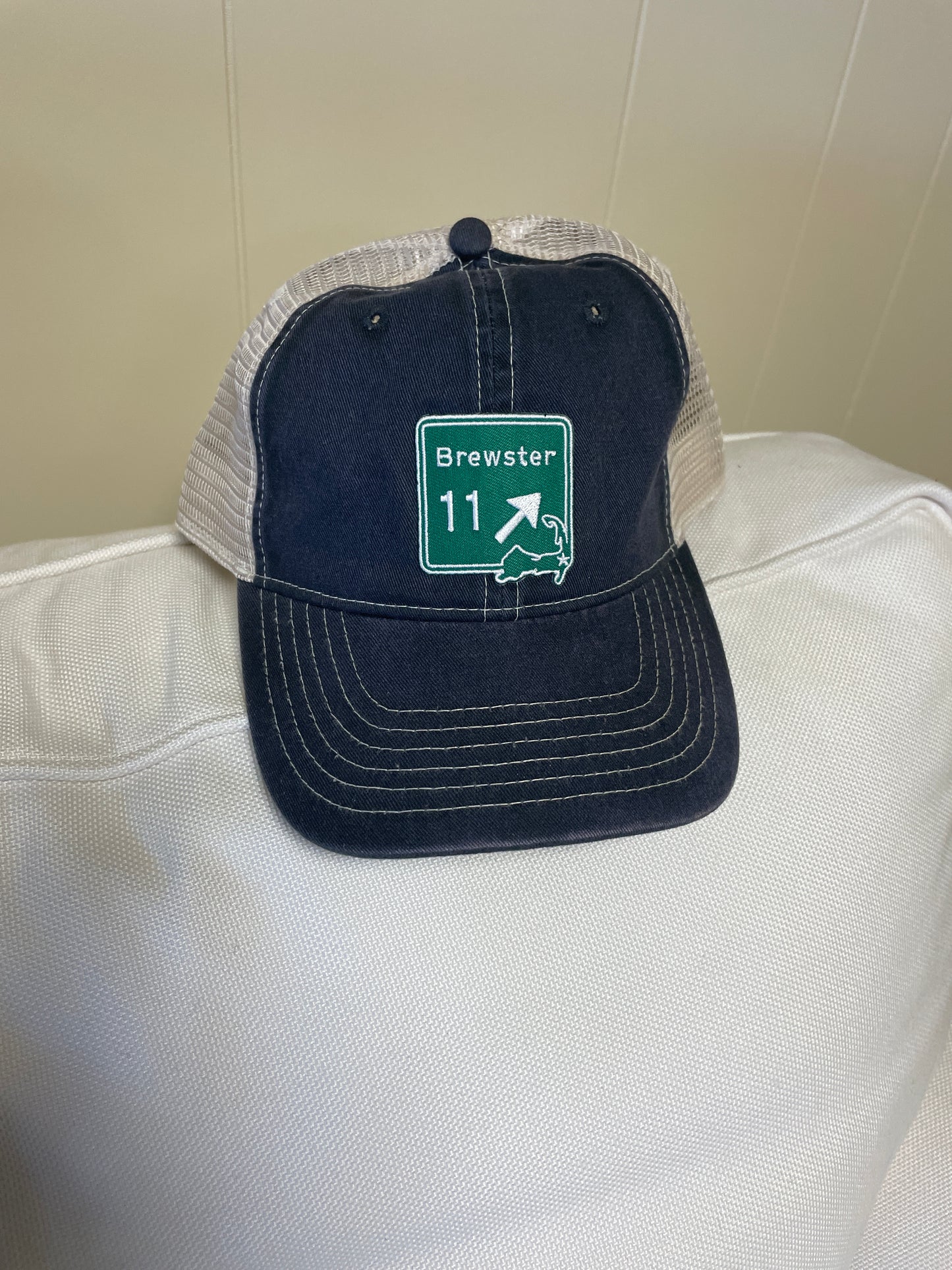 Embroidered "Town" Patches on Hats (choose patch and hat style)