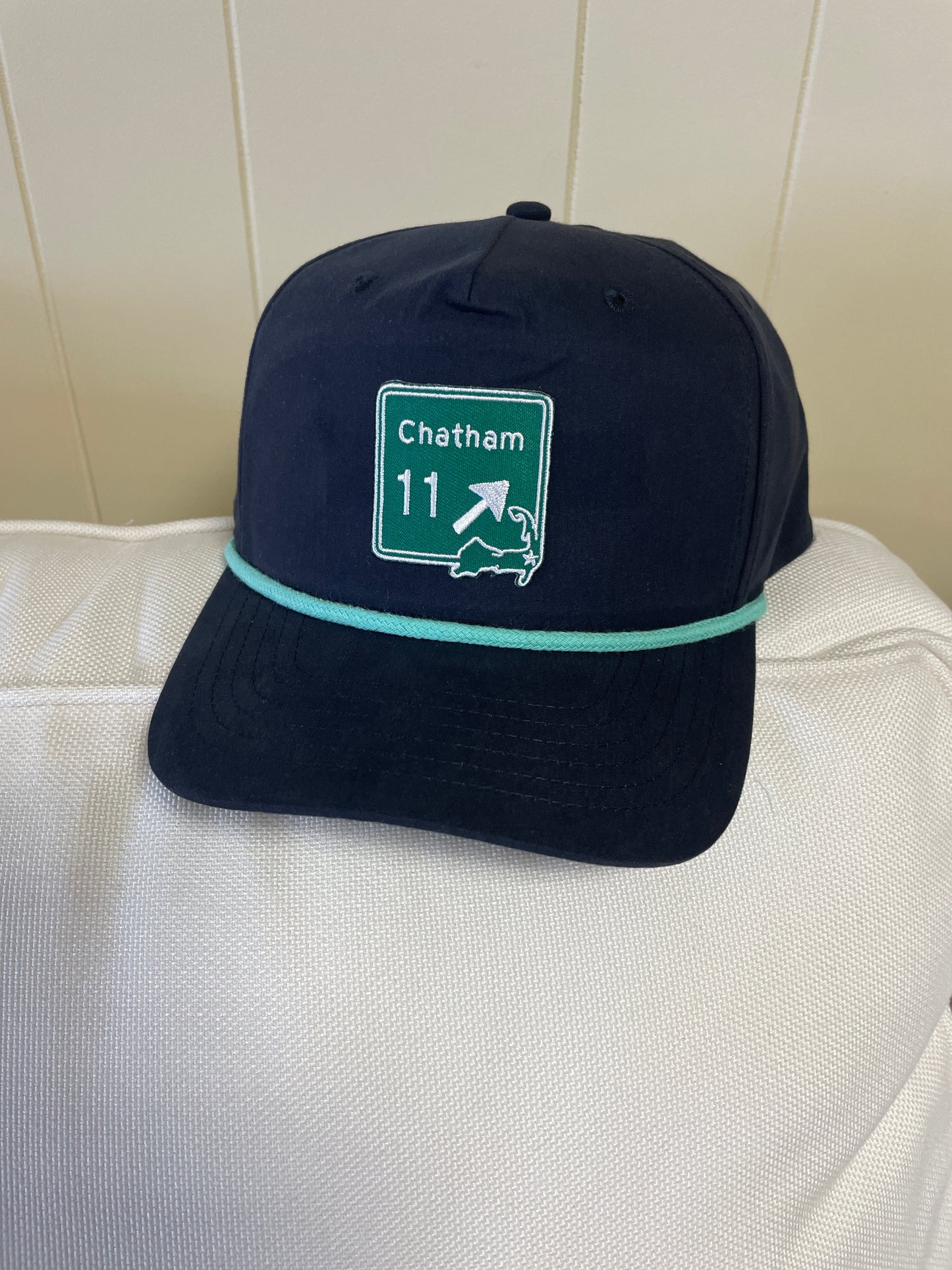 Embroidered "Town" Patches on Hats (choose patch and hat style)