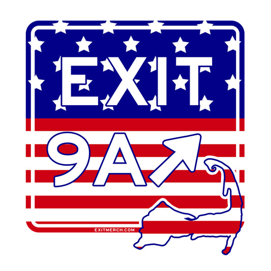 America Exit 9A Sticker