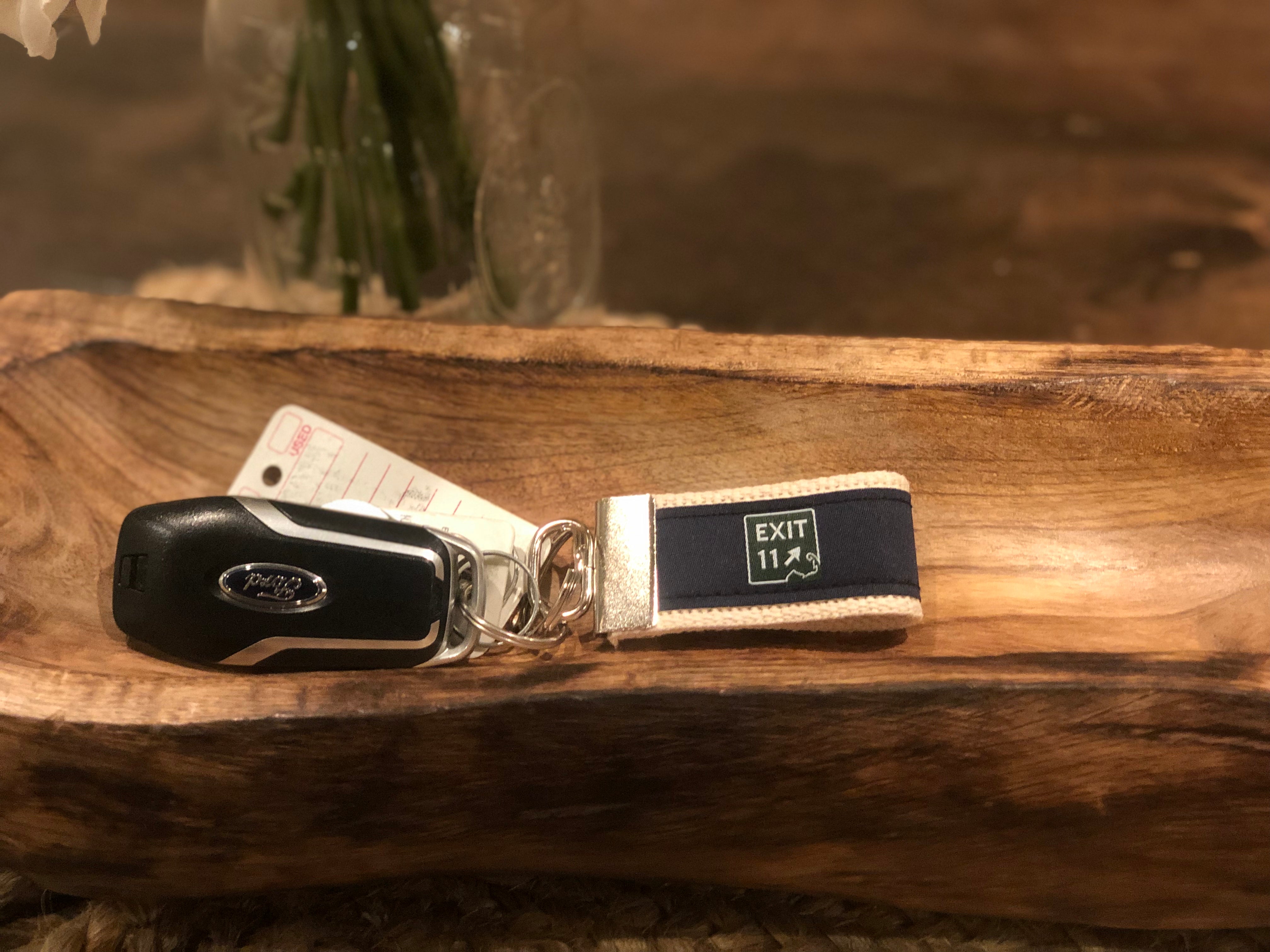 Exit Sign Keychain Exit 11 Keychain – EXITMERCH