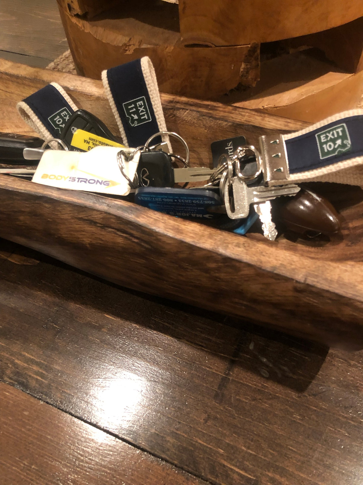 Exit Sign Keychain Exit 11 Keychain – EXITMERCH