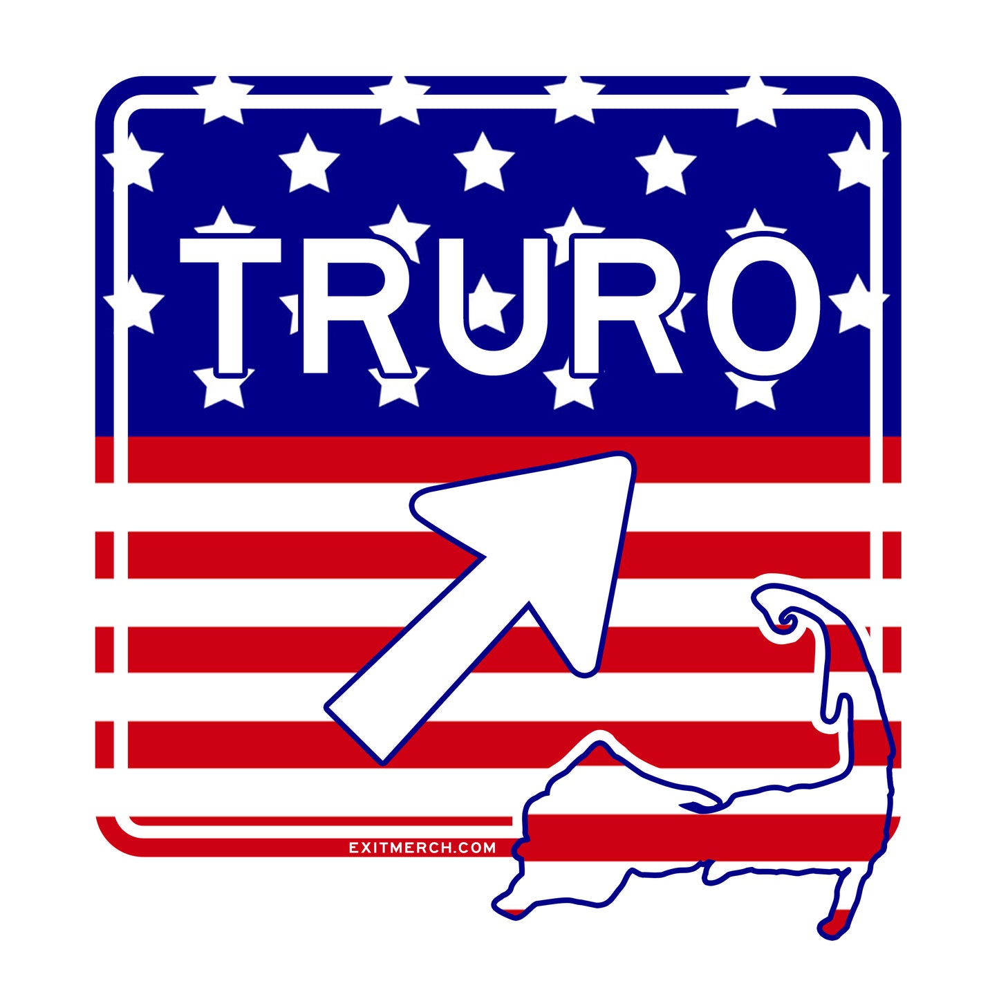 America- Truro Sticker