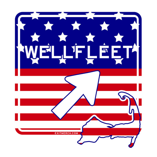 America - Wellfleet Sticker