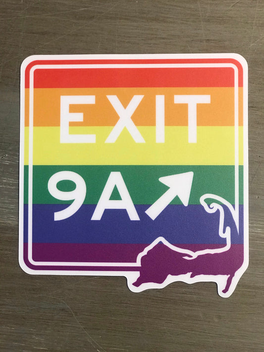 Exit 9A Pride Sticker