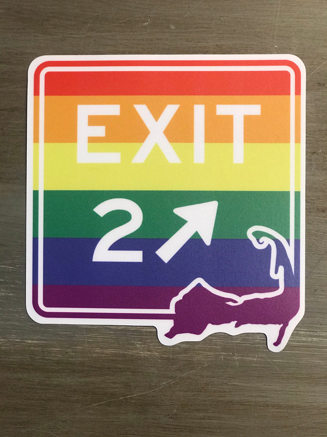 Exit 2 Pride Sticker