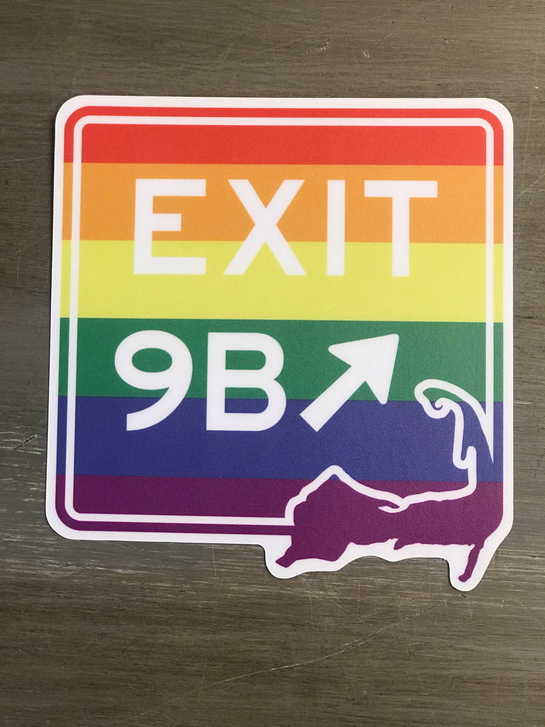 Exit 9B Pride Sticker
