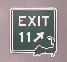 Load image into Gallery viewer, Cape Cod Exit 11 Sticker
