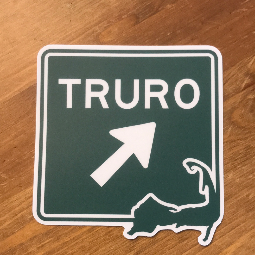 Cape Cod Exit Truro Sticker