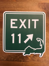 Load image into Gallery viewer, Cape Cod Exit 11 Sticker
