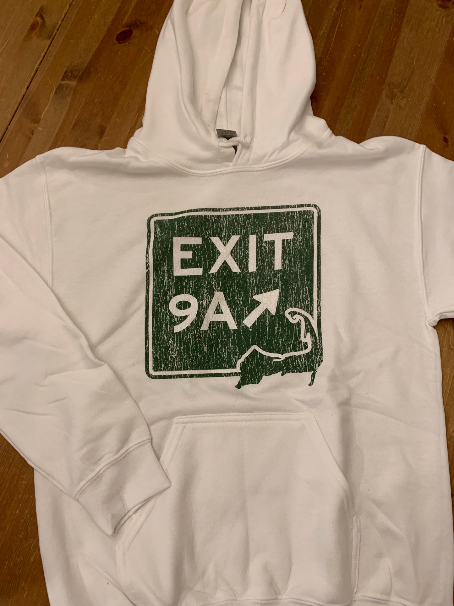 Cape Exit 9A White Hoodie