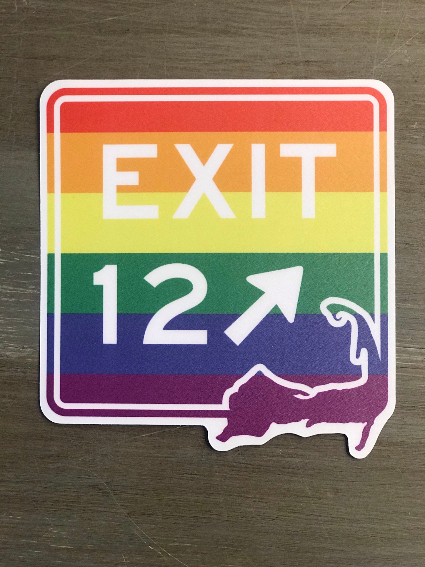 Exit 12 Pride Sticker