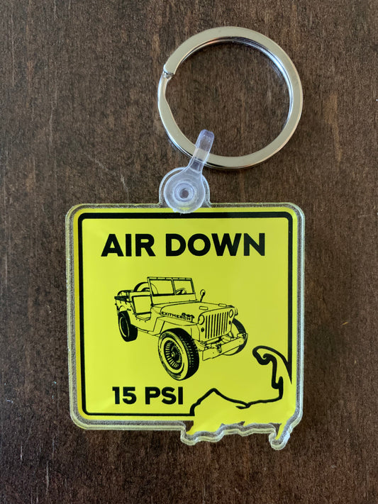 Air Down Keychain