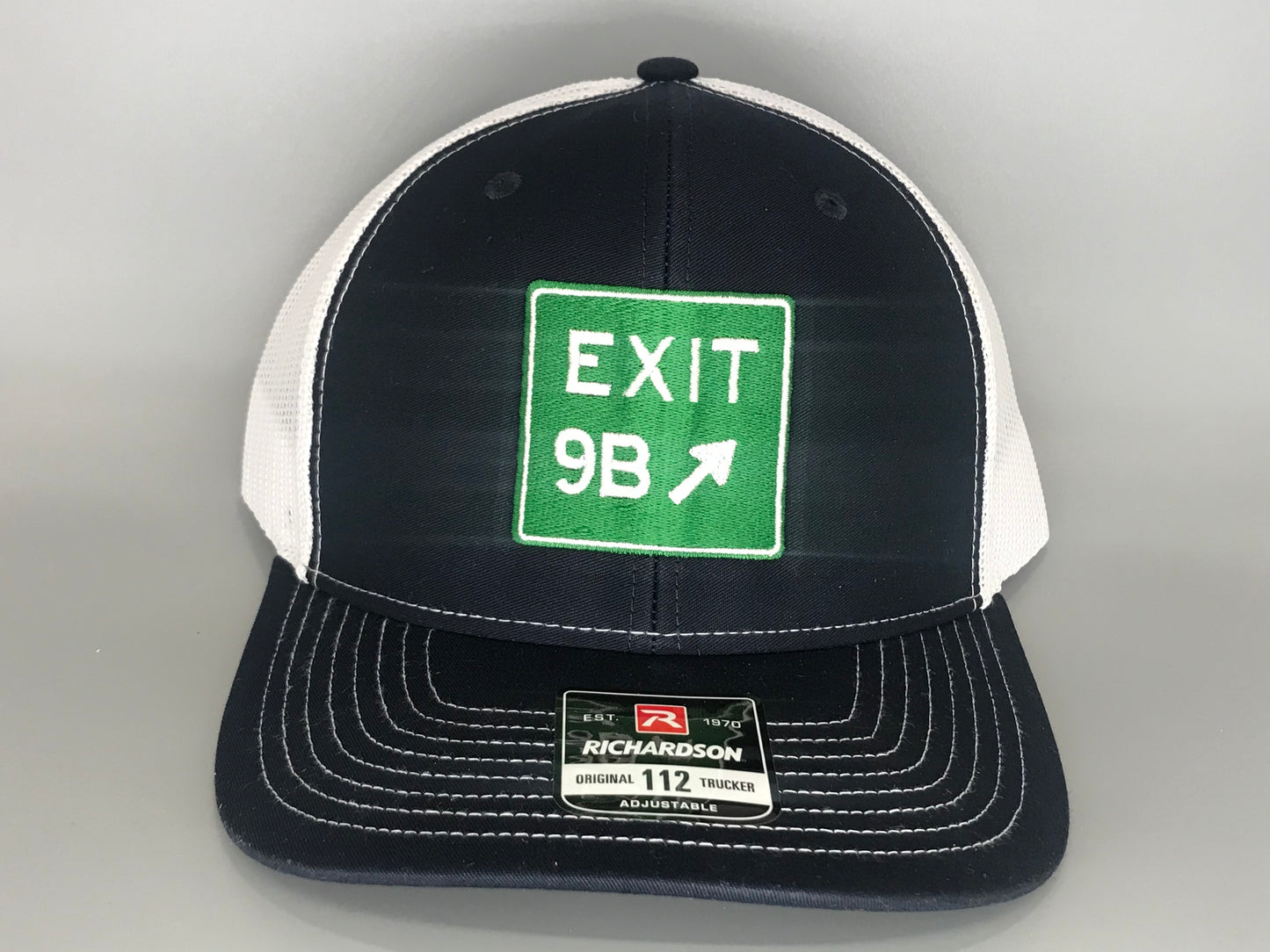 Exit 9B Navy/White Trucker Hat - Richardson 112