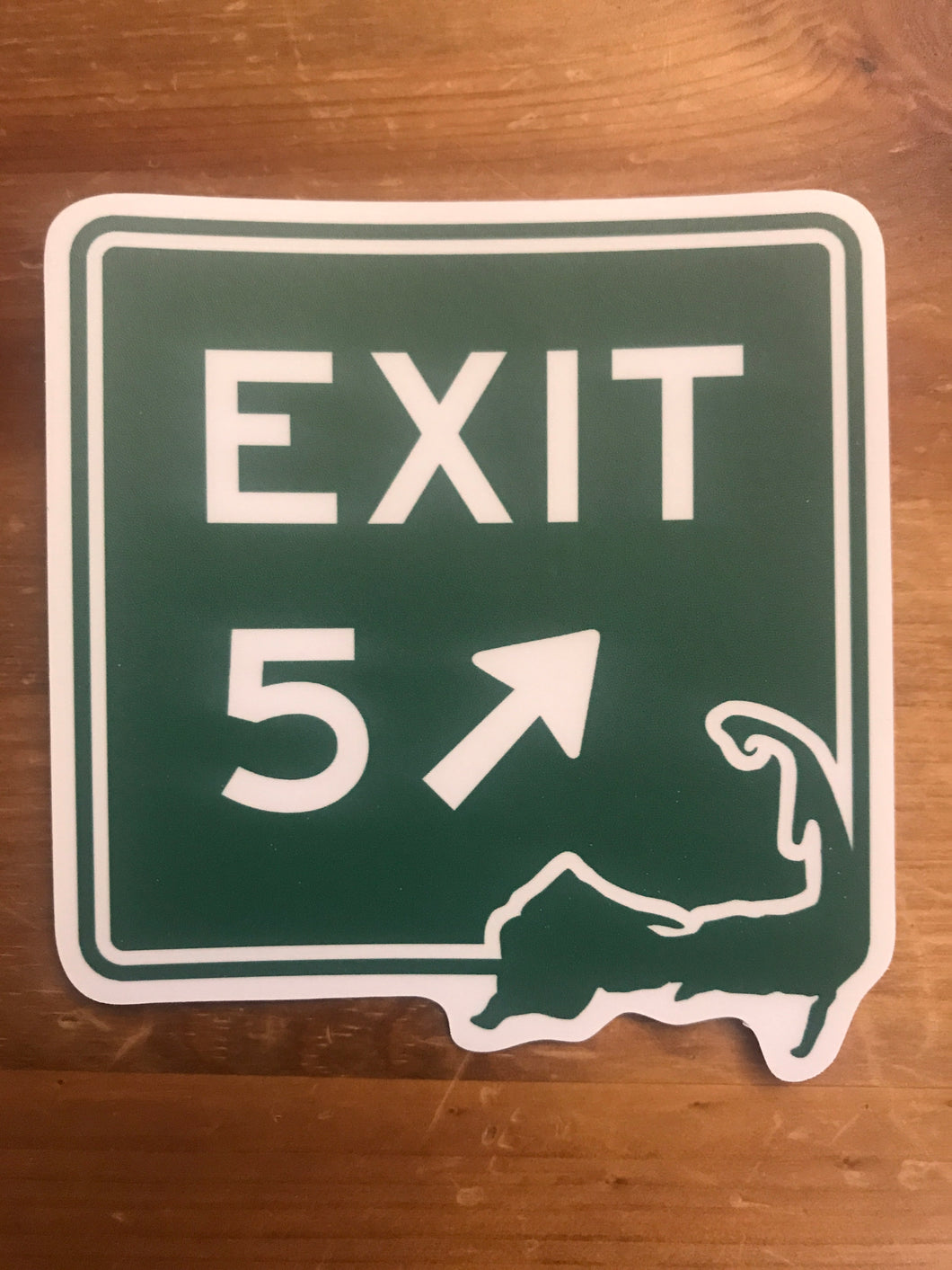 Cape Cod Exit 5 Sticker