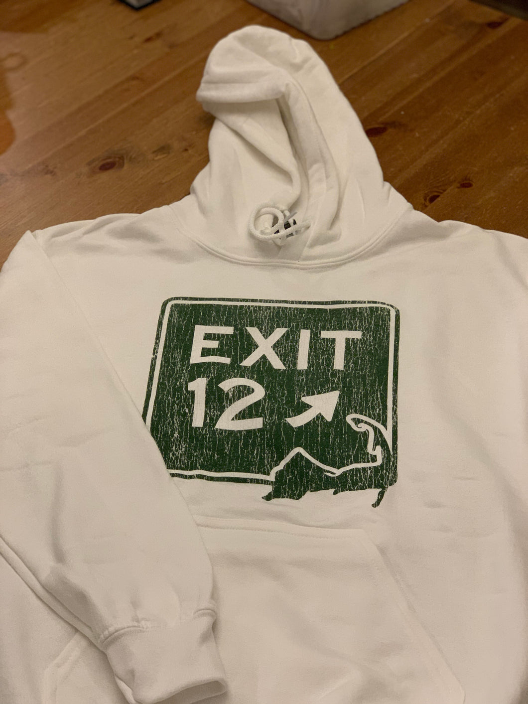 Cape Exit 12 White Hoodie
