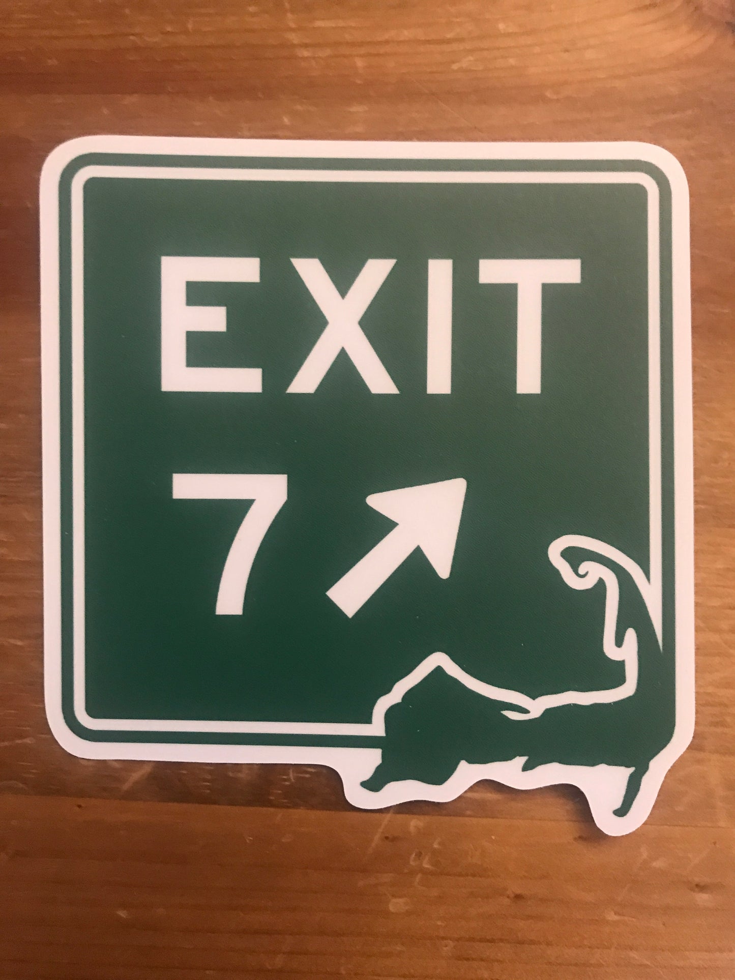 Cape Cod Exit 7 Sticker