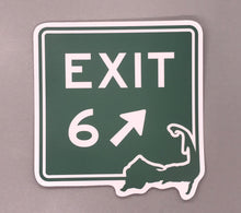 Load image into Gallery viewer, Cape Cod  Exit 6 Sticker
